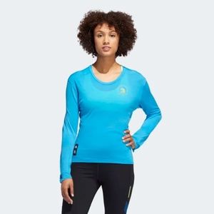 NWT Adidas BOSTON MARATHON Long Sleeve Run Shirt